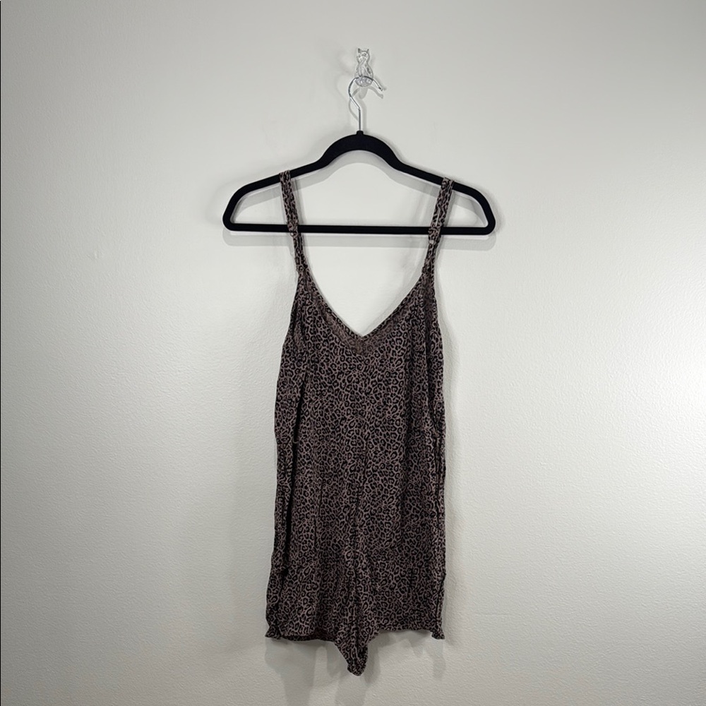 American Eagle Leopard Print Romper - image 4